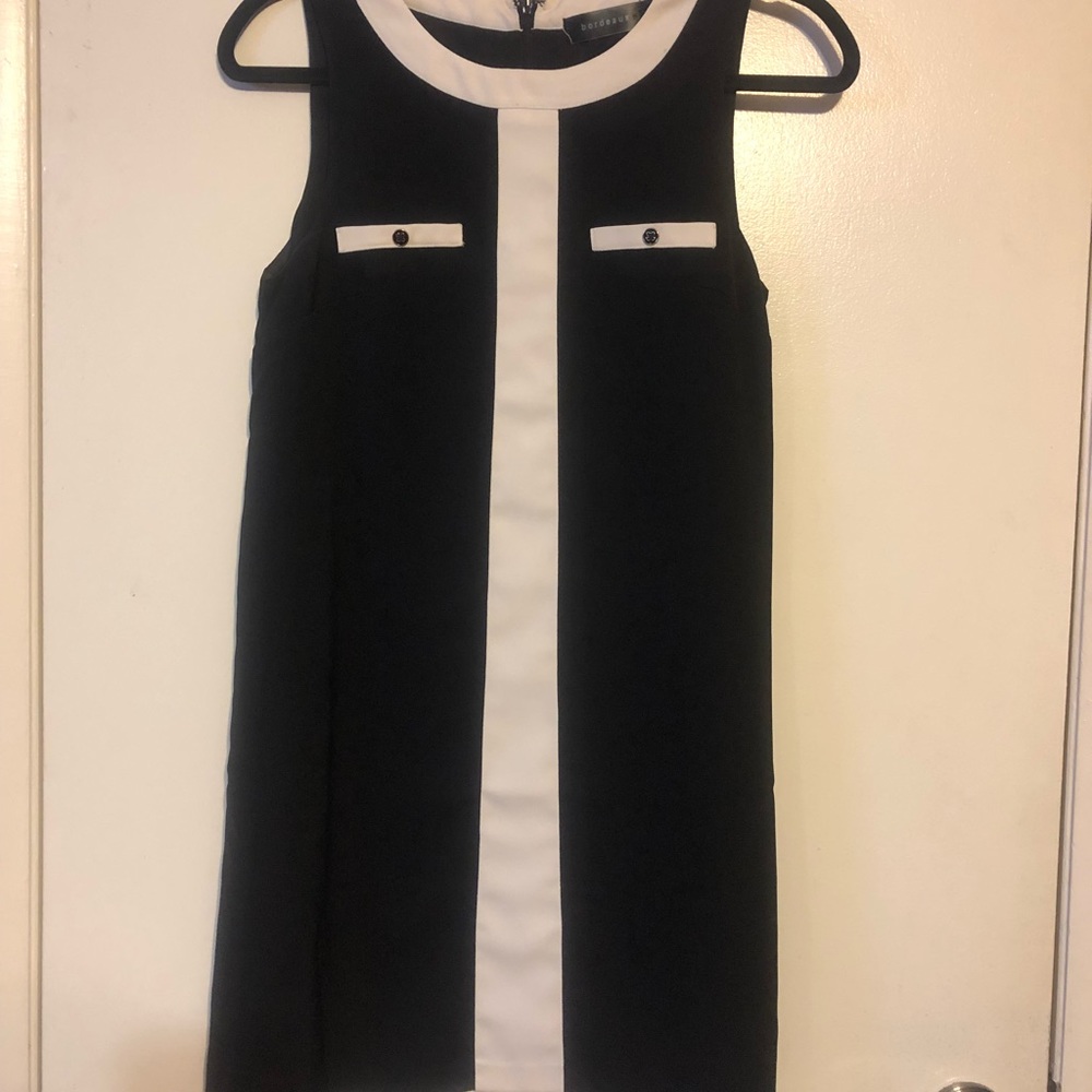 Black and Cream Dress